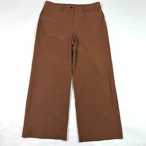 Lululemon City Sleek 5 Pocket High Rise Wide Leg Pant Roasted Brown
